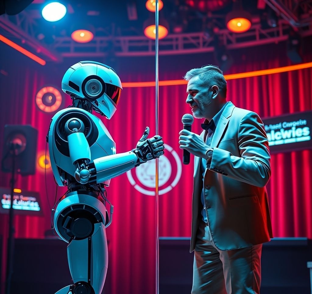 AI and human comedian collaboration